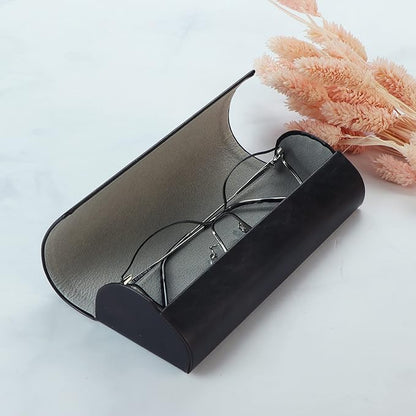 LifeArt Eyeglass Case Hard Shell, Portable Sunglass Case for Women and Men, fashionable PU Leather Eyeglass Case, Lightweight
