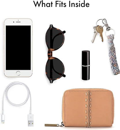 The Sak Tess Sling Purse - Small Woman's Crossbody Bag For Everyday & Travel - Handbag With Zipper Closure & Adjustable Strap