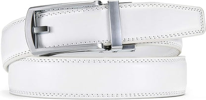 CHAOREN Mens Dress Belt - Ratchet Belt Leather 1 1/4" Comfort Click - Perfect Companion to Mens Dress Shoes