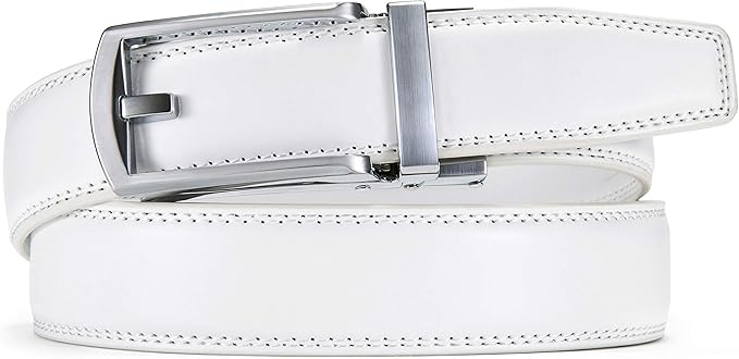 CHAOREN Mens Dress Belt - Ratchet Belt Leather 1 1/4" Comfort Click - Perfect Companion to Mens Dress Shoes