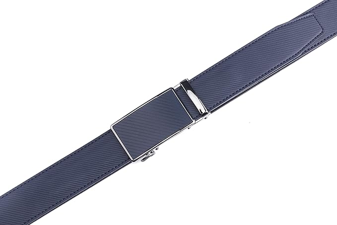Fabio Valenti Mens Belt,Ratchet Belt Dress with 1 3/8" Genuine Leather with Easier Adjustable Buckle, Trim to Fit