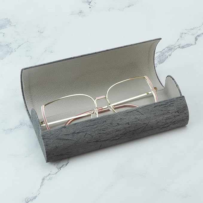 VisionGlobal Hard Shell Eyeglass Case for Eyeglasses and Sunglasses for Men/Women and Kids