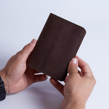 INCARNE US Leather Passport Holder for Travel - Passport Case - Passport Wallet for Men - Passport Cover for Women Sleeve Protector - Travel Essentials Vacation Luggage Travel Gifts - Vintage Brown