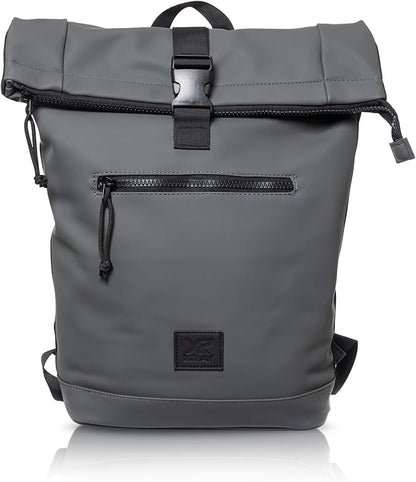 X RAY Expandable Roll Top Waterproof Trendy Backpack With Laptop Pocket (Slate)