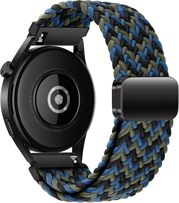 Mazoft Braided Sport Band Compatible with Samsung Galaxy Watch Band 7/FE/6/5/4/3 & Watch 5 Pro & 6/4 Classic &Gear S3/S2, 20mm & 22mm watch band for Samsung Watch 47mm 46mm 45mm 44mm 40mm 43/42/41mm