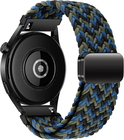 Mazoft Braided Sport Band Compatible with Samsung Galaxy Watch Band 7/FE/6/5/4/3 & Watch 5 Pro & 6/4 Classic &Gear S3/S2, 20mm & 22mm watch band for Samsung Watch 47mm 46mm 45mm 44mm 40mm 43/42/41mm