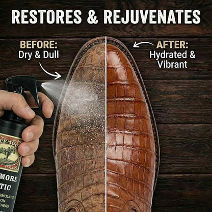 Bickmore Exotic 8oz - Specially Formulated Leather Spray Used to Clean Condition Polish and Protect Exotic Leathers & Reptile Skins