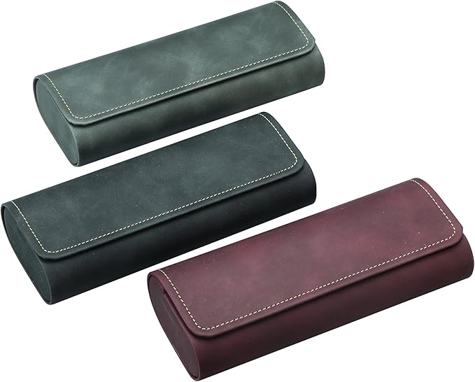 VisionGlobal Hard Shell Eyeglass Case for Eyeglasses and Sunglasses for Men/Women and Kids
