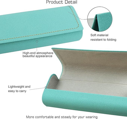 VisionGlobal Hard Shell Eyeglass Case for Eyeglasses and Sunglasses for Men/Women and Kids