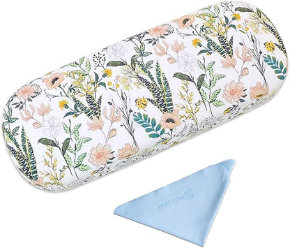 PERFECTSIGHT Hard Shell Eyeglasses Case, PU Leather Protective Glasses Case, Cute Eyeglass Case for Women Men Girls