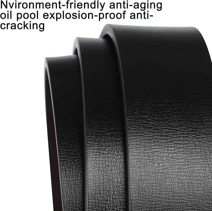 Aurolran Men&Womens Leather Dress Belt Business Automatic Buckle Belt Color-Black Silver Gold