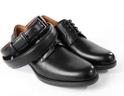 CHAOREN Mens Belts Leather Gift for Men - Ideal Match for Mens Dress Shoes