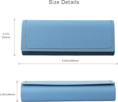 VisionGlobal Hard Shell Eyeglass Case for Eyeglasses and Sunglasses for Men/Women and Kids