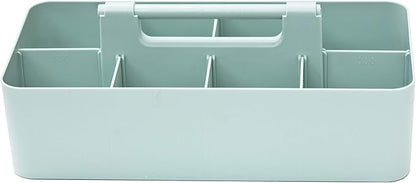 Portable Caddy American Made, DIY Dividers, 8 Compartments, Supply Organizer, Portable Tote Basket with Handle Storage Organizer Bathroom, Office, Crafts, or School Supplies
