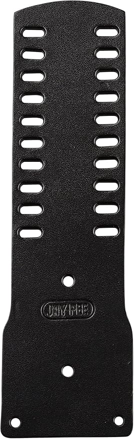 Jay-Pee Police Citation Badge Holder Name Tag Holder Ten Bars Black Leather