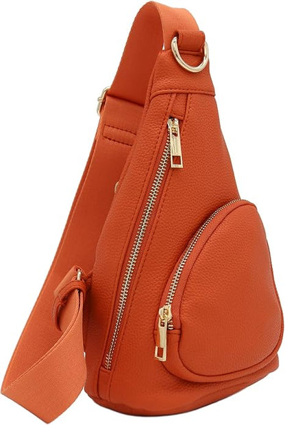 FashionPuzzle Compact Triangle Sling Bag | Compact