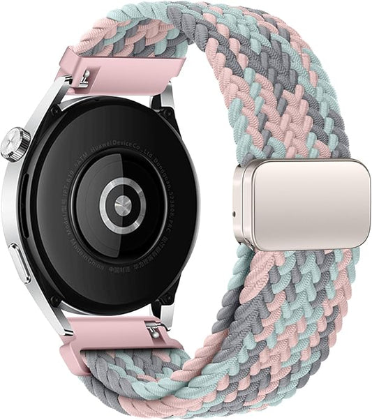 Mazoft Braided Sport Band Compatible with Samsung Galaxy Watch Band 7/FE/6/5/4/3 & Watch 5 Pro & 6/4 Classic &Gear S3/S2, 20mm & 22mm watch band for Samsung Watch 47mm 46mm 45mm 44mm 40mm 43/42/41mm