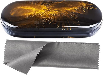 Vemiss Hard Shell Eyeglass Cases, Lightweight Portable Glasses Case for Women Men
