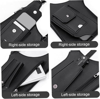Premium Leather Shoulder Bag, Double Shoulder Armpit Bag, Anti-Theft Hidden Adjustable Strap Holste, Underarm Strap Wallet
