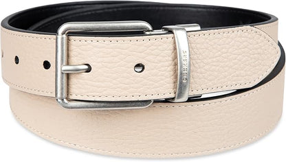 DOCKERS Men's Two-in-one Reversible Rotative Buckle Everyday Casual Dress Belt (Regular and Big & Tall Sizing)