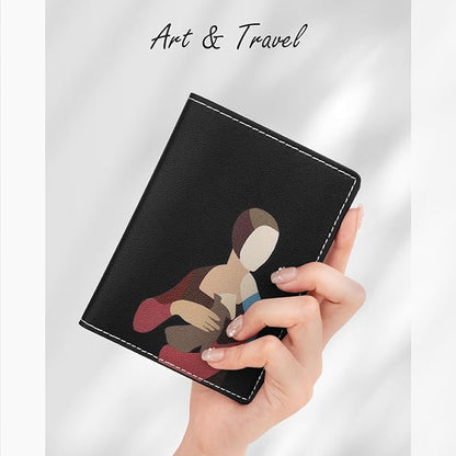 Lychii Passport Holder Cover, Ultra Slim PU Leather Travel Passport Wallet Organizer, 5.7 x 4.1 Inches