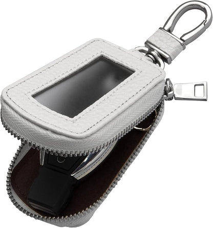 Yuoyar Premium Leather Key Fob Case - Universal Car Key Holder