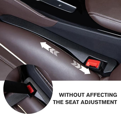 Car Seat Gap Filler Set of 2, Car Accessories Interior Organizer, Seat Gap Plug Fit Sedan SUV Truck, Gray