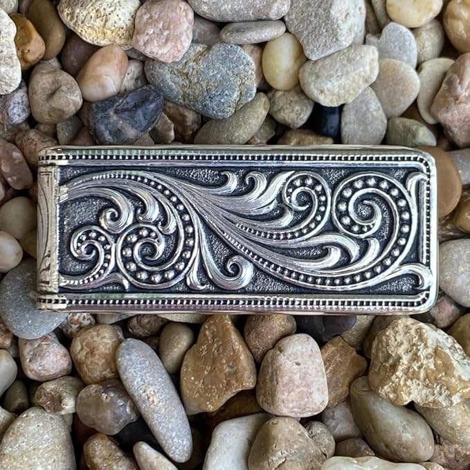 Montana Silversmiths Made in the USA Western Lifestyle Money Clip (Western Lace)