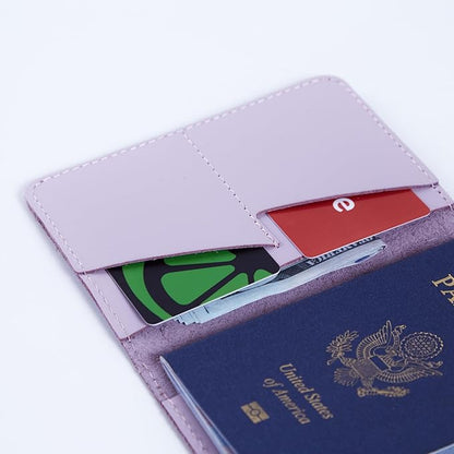 INCARNE US Leather Passport Holder for Travel - Passport Case - Passport Wallet for Men - Passport Cover for Women Sleeve Protector - Travel Essentials Vacation Luggage Travel Gifts - Classic Yellow