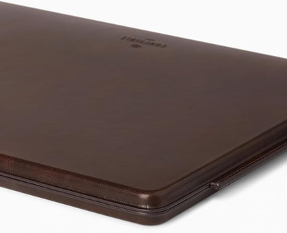 Comfyable 13 Inch Faux Leather Laptop Sleeve Case, Slim Protective Laptop Cover Compatible with MacBook Air M5 2026 & MacBook Pro M2 M1 2022, Coffee