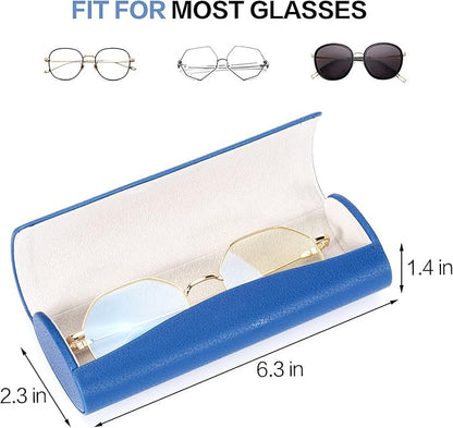 Vemiss Hard Shell Eyeglass Cases, Lightweight Portable Glasses Case for Women Men