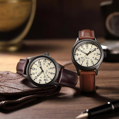 Getalia Italian leather Watch Band Tuscany Natural Vegetable-Tanned Full Grain Leather,14mm 16mm 18mm 19mm 20mm 21mm 22mm Quick Release Replacement Watch Straps for Men and Women Thick and Soft