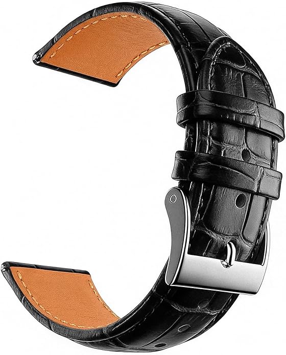 Quick Release Leather Watch Bands Genuine Watch Straps Replacement Watch Straps for Men and Women Top Grain Vintage Leather Watch Strap 16mm 18mm 20mm 22mm