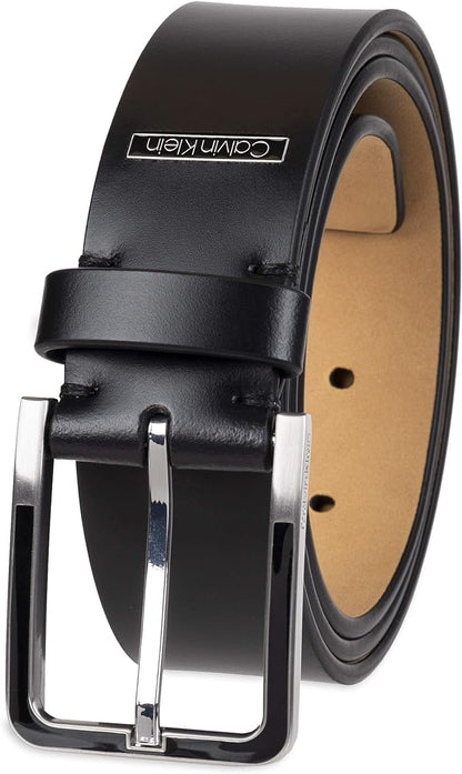 Calvin Klein Men's Dress & Casual Belt – Sleek Ck Design for for Work, Jeans & Everyday Fashion