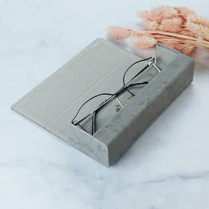 LifeArt Eyeglass Case Hard Shell, Portable Sunglass Case for Women and Men, fashionable PU Leather Eyeglass Case, Lightweight