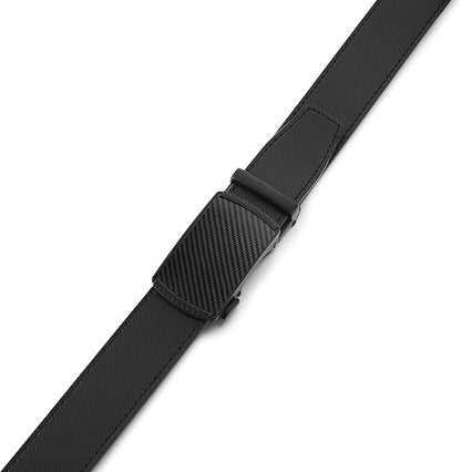 MILORDE Men's Leather Ratchet Belt - 35mm - Customizable Fit