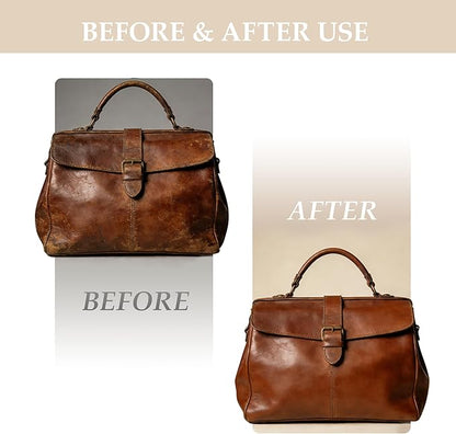 Leather Cleaner & Moisturizer Set, Gentle Leather Cleaner, Removes Stains & Minor Marks, Conditions & Protects Luxury Designer Bags