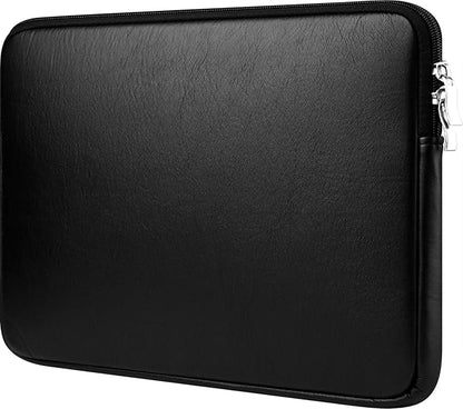 CCPK 13" Laptop Sleeve Cover Compatible with New MacBook Neo Pro M5 Chip A2338 Mac Air 13 Inch 2026 Accessories A2337 A2289 A1989 A1932 2019 13.3 Inch Waterproof Carrying Case Bag PU Leather, Black