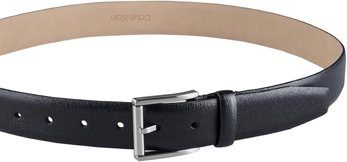 Calvin Klein Men's Dress & Casual Belt – Sleek Ck Design for for Work, Jeans & Everyday Fashion