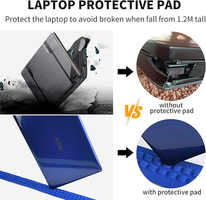 DUSLANG 17 Inch Laptop Backpack for Travel with Backpack Rain Cover College Backpack for Men Laptop Bag with USB Charging Port,Dark grey