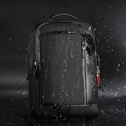 BOPai Intelligent expandable large Smart 15.6 inch Backpack Travel Friendly Water Resistant Anti-Theft Laptop Rucksack with USB Charging Business Laptop Backpack Men Black Multi-Functional