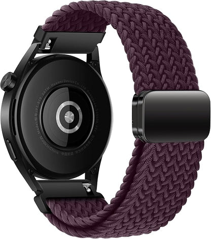 Mazoft Braided Sport Band Compatible with Samsung Galaxy Watch Band 7/FE/6/5/4/3 & Watch 5 Pro & 6/4 Classic &Gear S3/S2, 20mm & 22mm watch band for Samsung Watch 47mm 46mm 45mm 44mm 40mm 43/42/41mm