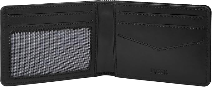 Fossil Men's Leather Slim Minimalist Bifold Front Pocket Wallet for Men