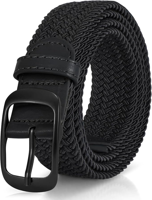 XZQTIVE Braided Belt Stretch Belt for Men and Women Multicolored Woven Golf Belt Elastic Jean Belts