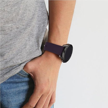 Meliya 22mm Watch Bands Quick Release Replacement Wristband, Soft Silicone Sport Replacement Straps for Men Women