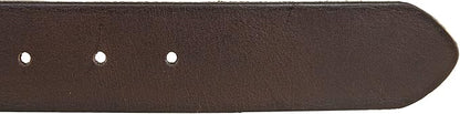 Lucky Brand Men's Jeans Leather Belt| Classic| Casual| Dress| Everyday| American Heritage| Genuine Leather| Metal Buckle
