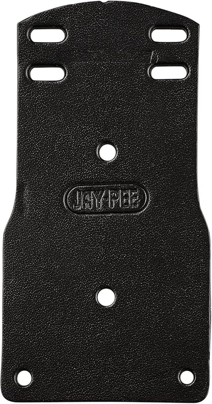 Jay-Pee Police Citation Bar Badge Holder Name Bar Tag Holder Two Bars Black Leather