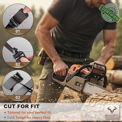 BULLIANT Men Belt-Reversible Ratchet Belt Stretchable for Gift Men Work Casual Golf 1 3/8"-Cut For Fit -2 In 1Belt