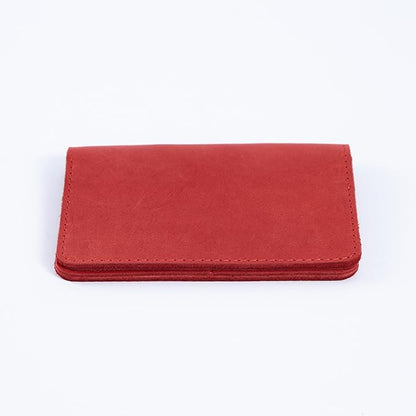 INCARNE US Leather Passport Holder for Travel - Passport Case - Passport Wallet for Men - Passport Cover for Women Sleeve Protector - Travel Essentials Vacation Luggage Travel Gifts - Vintage Red