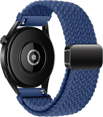 Mazoft Braided Sport Band Compatible with Samsung Galaxy Watch Band 7/FE/6/5/4/3 & Watch 5 Pro & 6/4 Classic &Gear S3/S2, 20mm & 22mm watch band for Samsung Watch 47mm 46mm 45mm 44mm 40mm 43/42/41mm